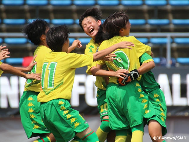JEF and JFA Academy Fukushima are in to the Final of the 21st All Japan Youth (U-15) Women's Championship
