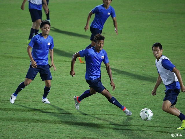 Japan’s Olympic squad carry out detailed tactical review