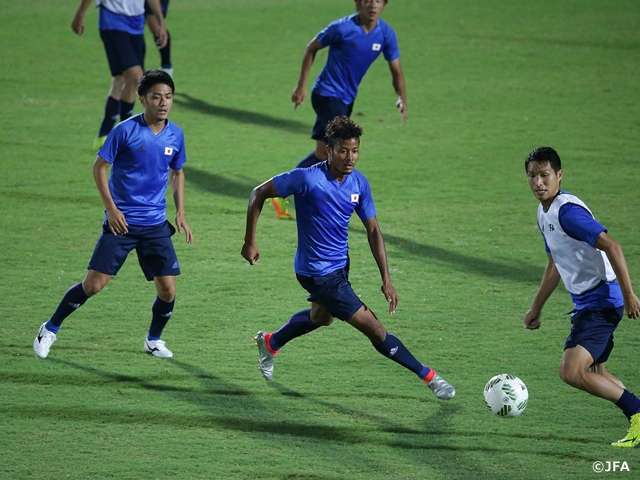 オリンピック日本代表 入念に戦術練習 Jfa 公益財団法人日本サッカー協会