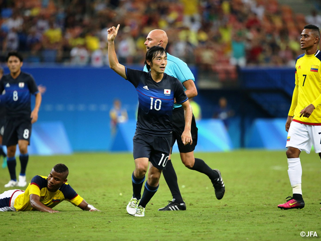 Japan’s Olympic squad drew 2-2 against Colombia