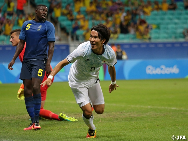 Japan’s Olympic squad beat Sweden 1-0 but could not qualify for the final round