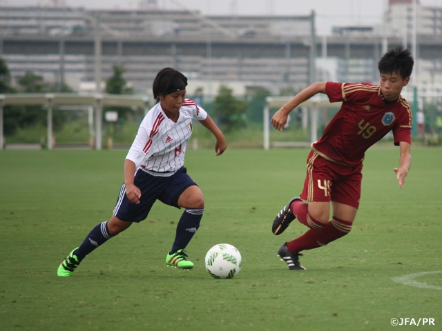 The U-18 Japan Women's National Team short-listed squad take on Kokoku High School in training match