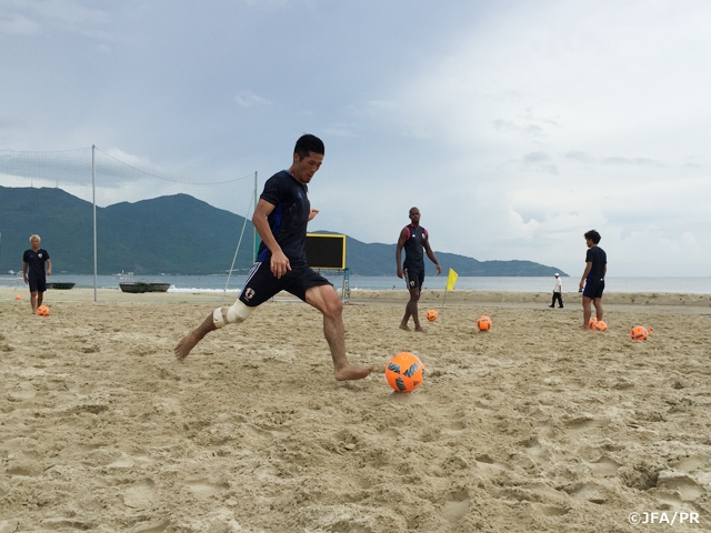 Japan Beach Soccer National Team’s activity report from Asian Beach Games (21 Sep.)