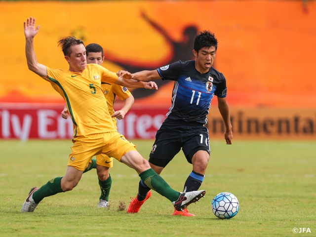 U-16日本代表　AFCU-16選手権インド2016　3連勝でいよいよ決戦の準々決勝へ