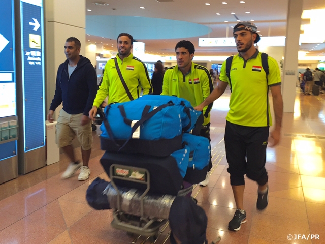 Iraq arrive in Japan for Asian Final Qualifiers (Road to Russia)