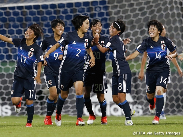 U-17 Japan Women's National Team beat USA to reach quarterfinals in FIFA U-17 Women's World Cup Jordan 2016