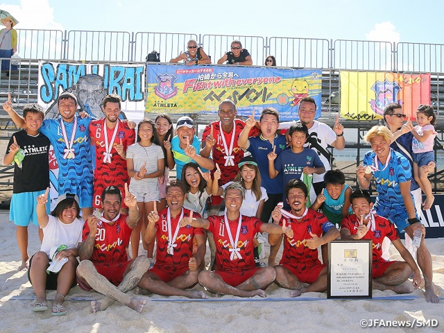 第11回全国ビーチサッカー大会　フュージョンが初優勝！