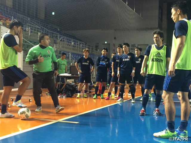 Japan Futsal National Team short-listed squad training camp starts under new Coach Bruno Garcia