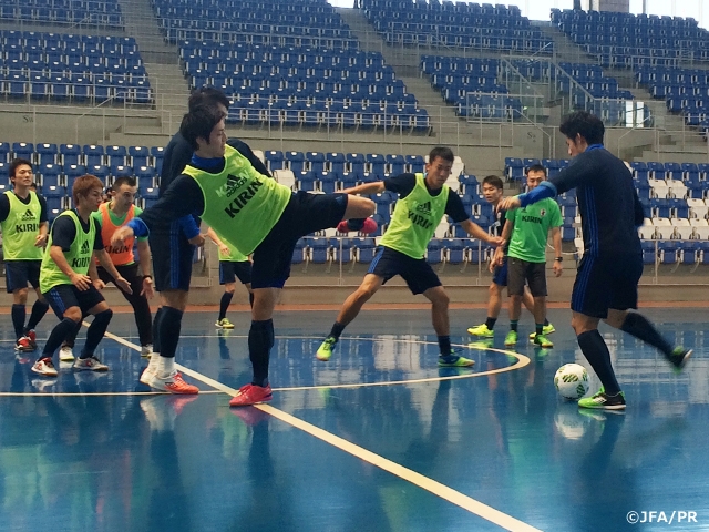 Last day of training camp for Japan National Futsal Team short-listed squad