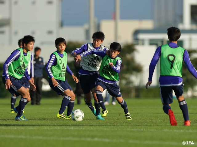 U-16 Japan National Team – Second day of Osaka training camp