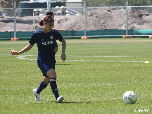 U-20 Japan women's squad hold practice sessions on second day in Austraila to prepare for coming World Cup 