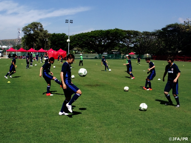 U-20 Japan Women’s National Team continue their preparation for upcoming FIFA U-20 Women’s World Cup