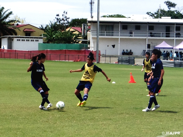 U-20 Japan Women's National Team fix problems in preparation for third group stage game of FIFA U-20 Women's World Cup Papua New Guinea 2016