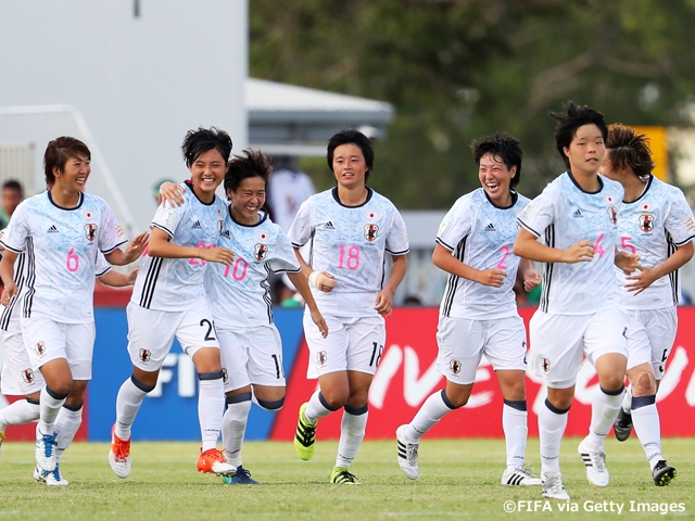 U-20 Japan Women’s National Team beat Canada 5-0 and top group B