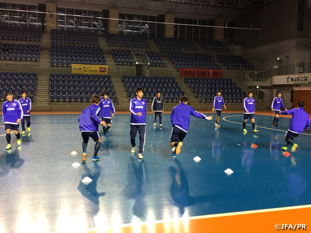U-19 Japan Futsal National Team short-listed squad hold their third training camp of this month