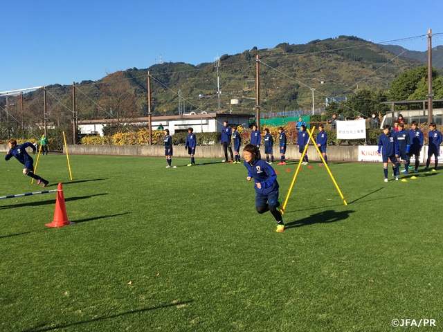 Japan Women's National Squad finish four-day training camp