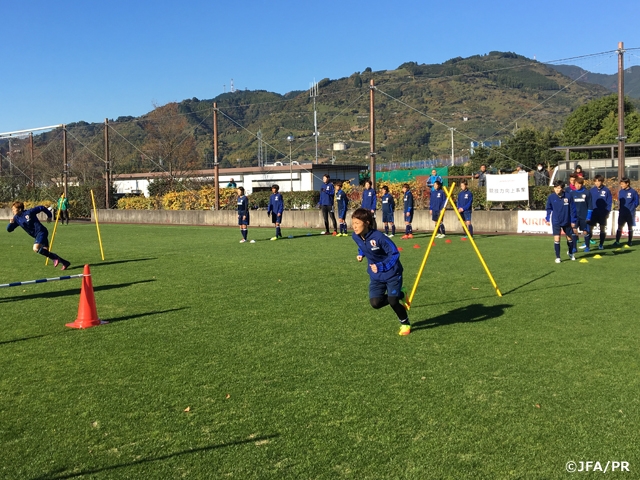 日本女子代表候補 4日間のトレーニングキャンプを終了