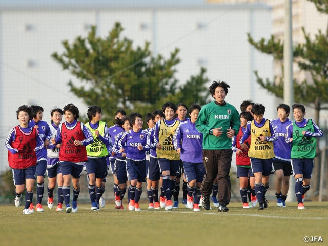 U-16日本女子代表候補 トレーニングキャンプ西日本 トレーニング2日目