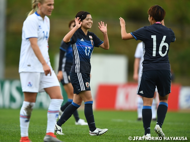 なでしこジャパン 2 0でアイスランド女子代表に勝利 Fpfアルガルベカップ17 Jfa 公益財団法人日本サッカー協会