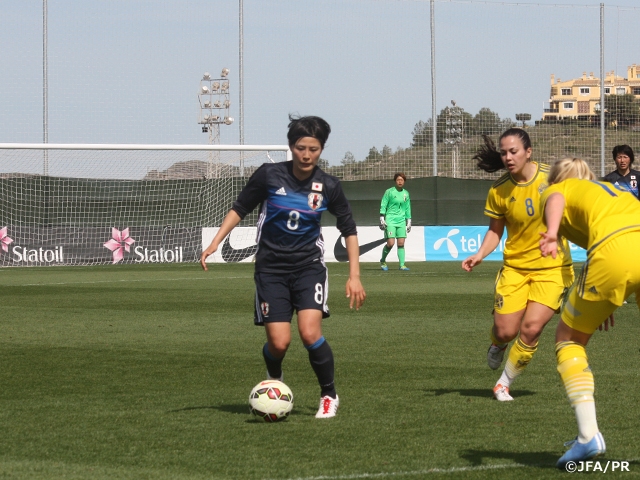 U-23日本女子代表ラ・マンガ国際大会　3-1でU-23スウェーデン女子代表に勝利