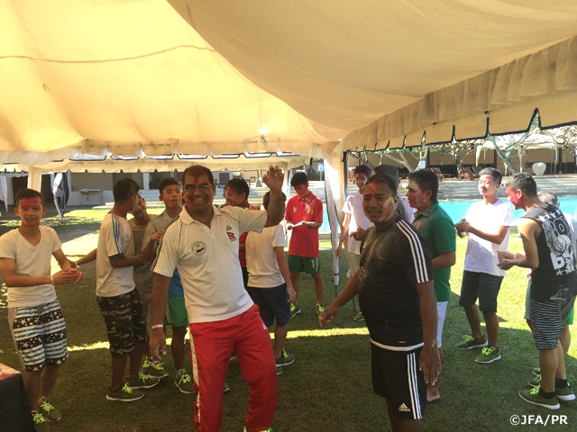 Second day of SPORT FOR TOMORROW South Asia - Japan U-16 Football Exchange Programme (12 March)
