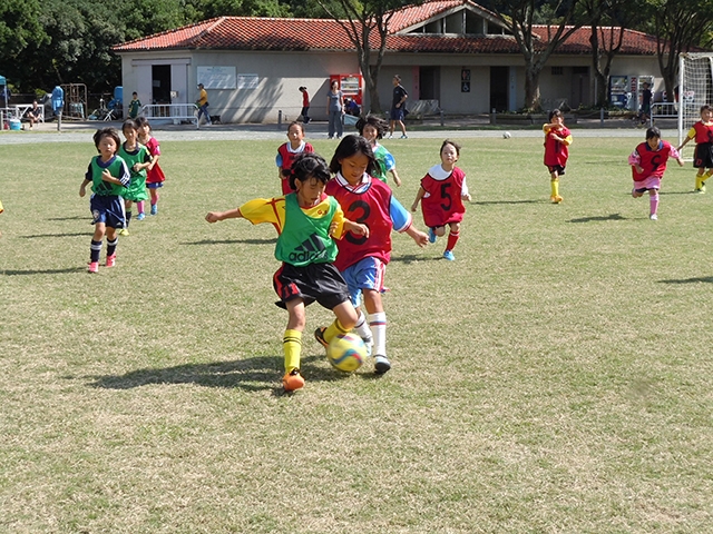 JFAガールズサッカーフェスティバル 兵庫県神戸市のしあわせの村運動広場に、607人が参加！