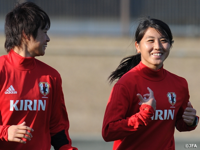 なでしこジャパン 熊本でのトレーニングを開始 Jfa 公益財団法人日本サッカー協会