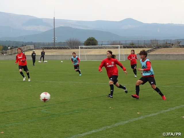 なでしこジャパン チームのコンセプトを入念に確認 Jfa 公益財団法人日本サッカー協会