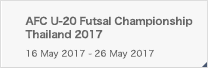 AFC U-20 Futsal Championship Thailand 2017