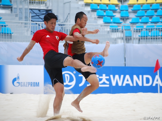 Japan Beach Soccer National Team: Hold official practice at World Cup venue to check pitch conditions