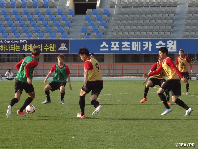 U-20 Japan National Team prepare for first match on 21 May