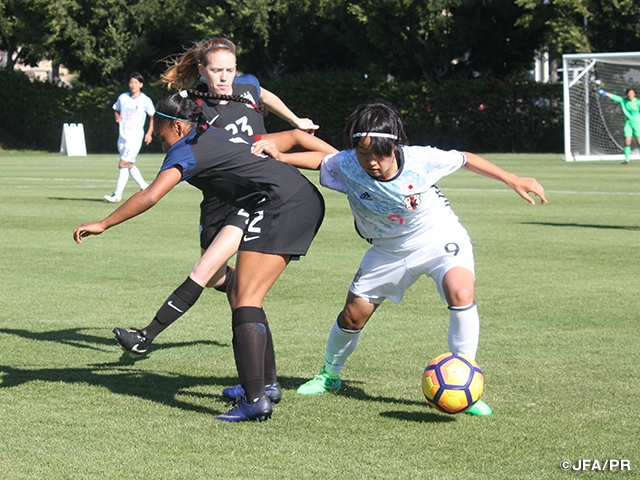 U-19日本女子代表　アメリカ遠征の初戦を勝利で飾る