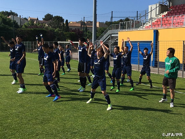 U-19 Japan National Team start training for 45th Toulon Tournament 2017