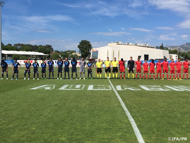 U-19 Japan National Team held to disappointing draw in opener of The 45th Toulon Tournament 2017
