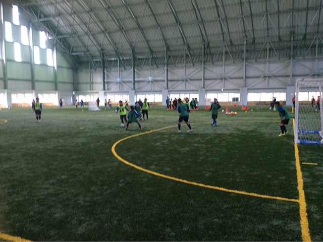 JFAガールズサッカーフェスティバル 宮崎県都城市の高城運動公園（屋内競技場）に、199人が参加！