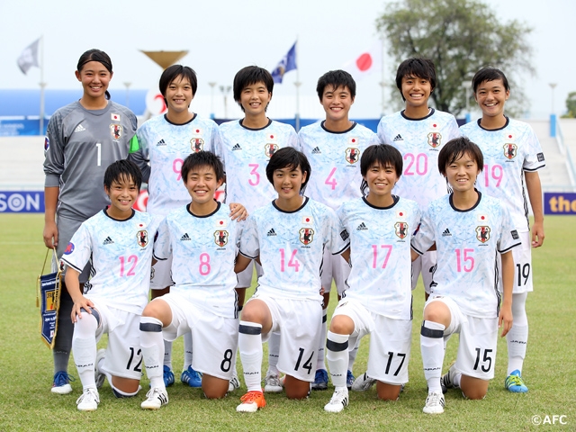 U 16日本女子代表 グループリーグ第2戦 3 0で勝利し決勝トーナメント進出決定 Afc U 16女子選手権タイ 17 Jfa 公益財団法人日本サッカー協会