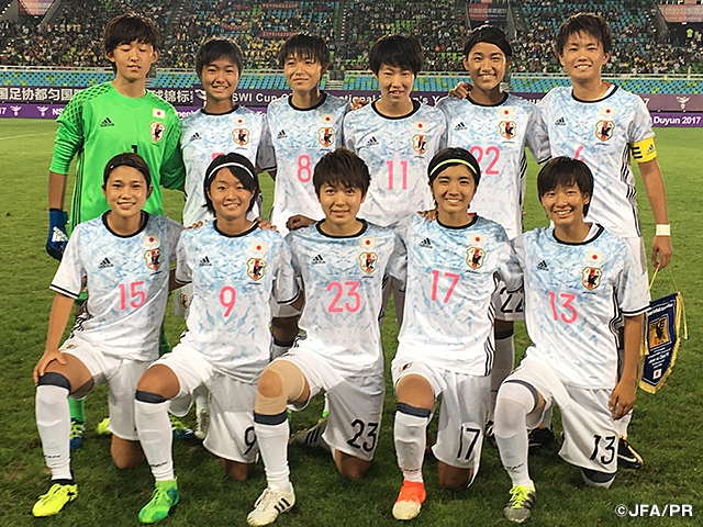 U-19 Japan Women’s National Team end in third place after drawing against China PR～NSWI Cup CFA International Women’s Youth Football Tournament Duyun 2017～