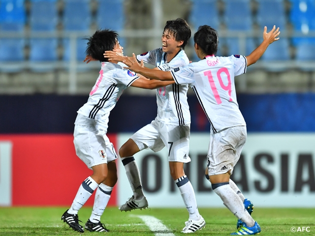 Afc U 16女子選手権タイ17 Top Jfa 公益財団法人日本サッカー協会