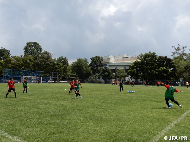 U-16日本女子代表　3位決定戦へ向け最終調整　～AFCU-16女子選手権タイ2017～