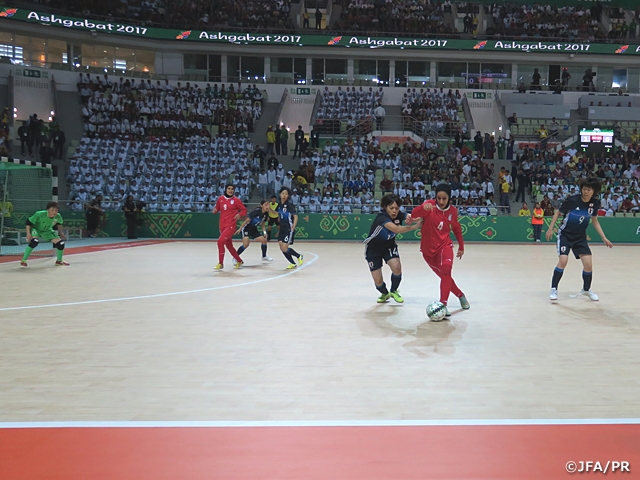 Japan Women's Futsal National Team beat Iran 2-0 in semi-final and have only a game to win before clinching the title for the fourth consecutive time ～ The 5th Asian Indoor and Martial Arts Games Ashgabat 2017