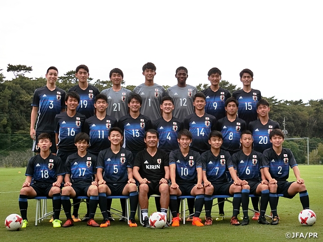 U 17日本代表 Fifa U 17ワールドカップインド17に向け直前合宿スタート Jfa 公益財団法人日本サッカー協会