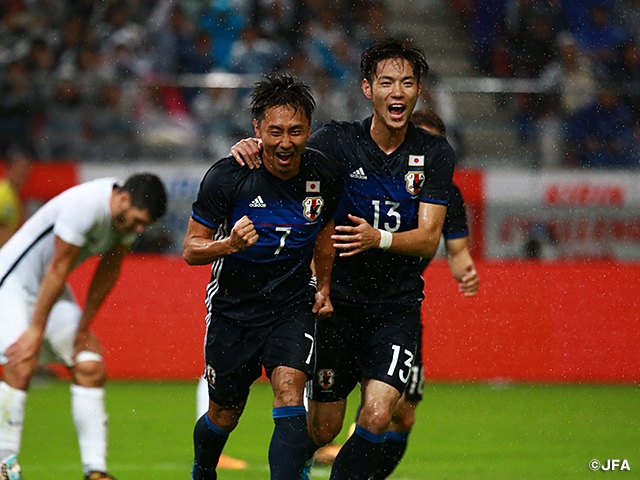 Samurai Blue 倉田選手の代表初ゴールでニュージーランドに勝利 キリンチャレンジカップ17 Jfa 公益財団法人日本サッカー協会
