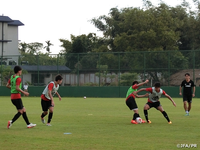 U-17 Japan National Team prepare for second group-stage match against France in FIFA U-17 World Cup India 2017