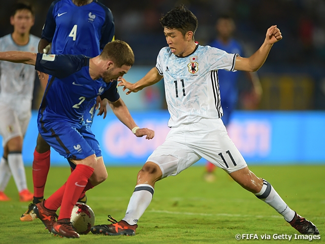 U-17日本代表、フランスに敗れて1勝1敗に　～FIFA U-17ワールドカップインド2017～