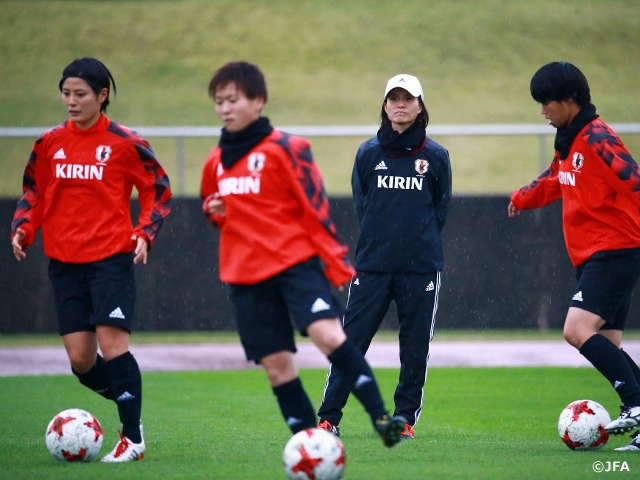 なでしこジャパン スイス女子代表戦に向けて活動開始 Ms Adカップ17 Jfa 公益財団法人日本サッカー協会