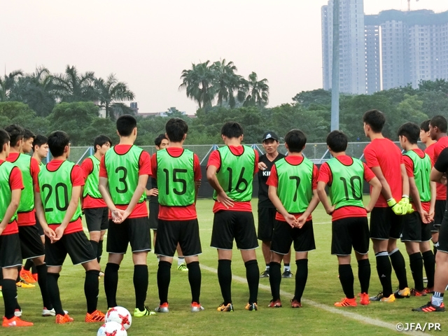 U-17 Japan National Team set to play their first knockout stage game in the FIFA U-17 World Cup India 2017