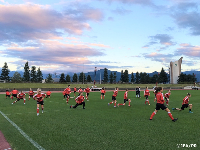 Switzerland Women's National Team arrive in Japan to start their training camp in Nagano ahead of MS＆AD CUP 2017