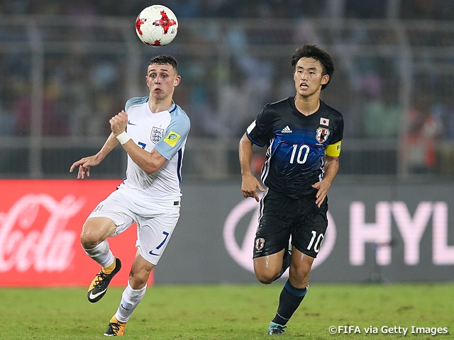 U-17 Japan National Team lose close game to England in Round of 16 of FIFA U-17 World Cup India 2017