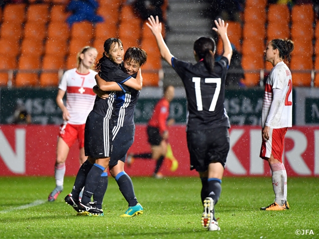 Nadeshiko Japan keep clean sheet in 2-0 win over Switzerland – MS＆AD Cup 2017
