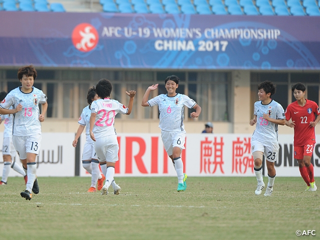 U-19 Japan Women's National Team get through to semi-finals with three wins from three in group stage at AFC U-19 Women's Championship